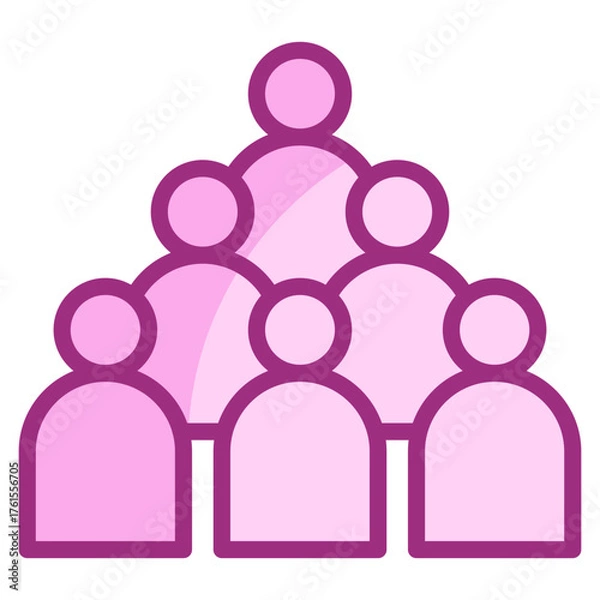 Fototapeta Team Collaboration Icon