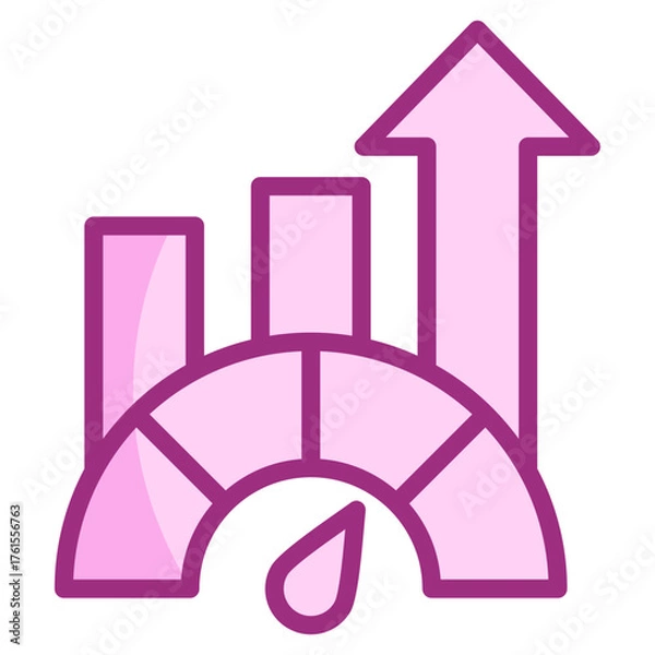 Fototapeta Performance Metrics Icon