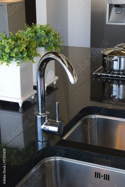 Obraz a kitchen sink