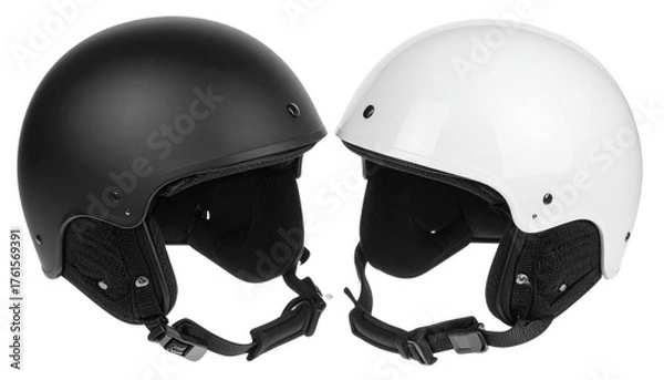 Obraz  Futuristic Foldable Helmet with LED Display — isolated on transparent background