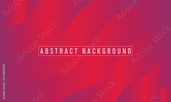 Fototapeta Bright Red Abstract Gradient Background Vector