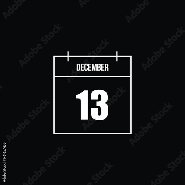Fototapeta Calendar Date Icon