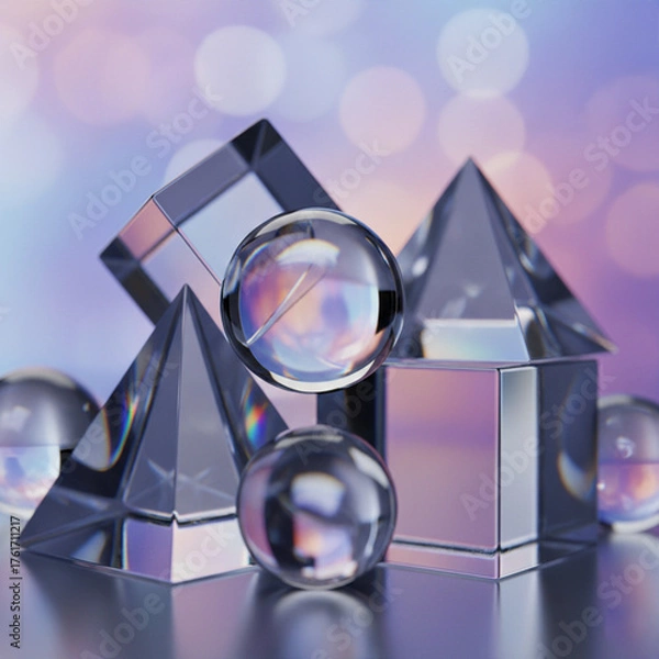 Obraz magic crystal ball in the mirror