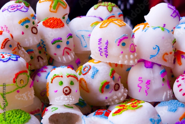 Fototapeta calaveras de azucar