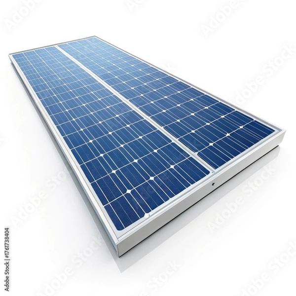 Obraz solar panels on white background