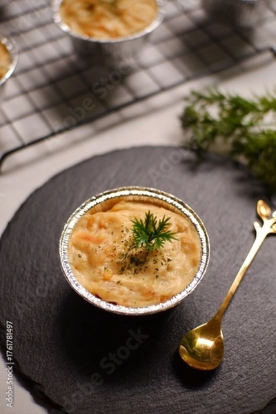 Obraz cream of macaroni schotel