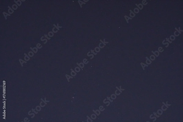 Obraz Deep Blue Galaxy Sky with Bright Stars