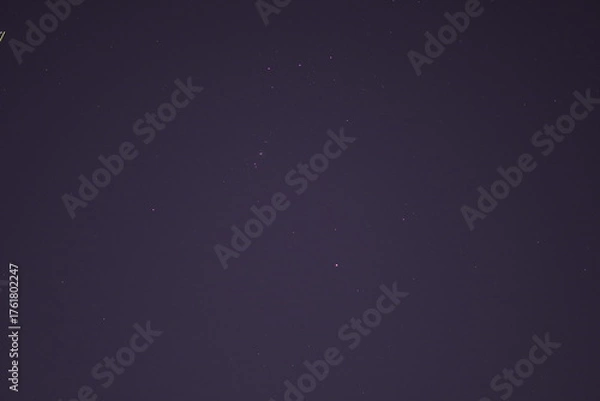 Obraz Dark Starry Background with Subtle Purple Glow