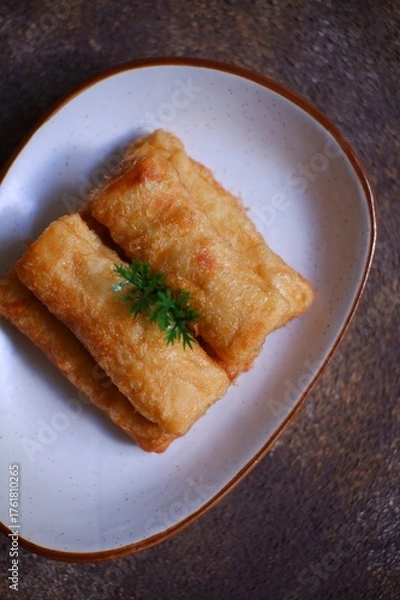 Obraz A plate of fried sosis solo