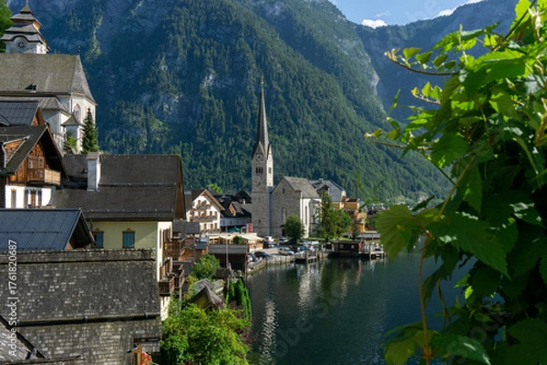Fototapeta Beautiful Hallstatt in Austrian Alps