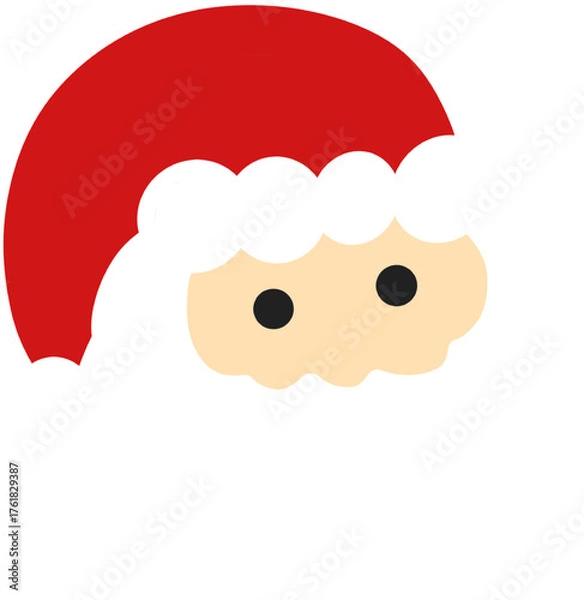 Fototapeta 산타클로스 얼굴