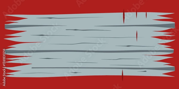 Obraz Weathered Birch Plank Background Illustration