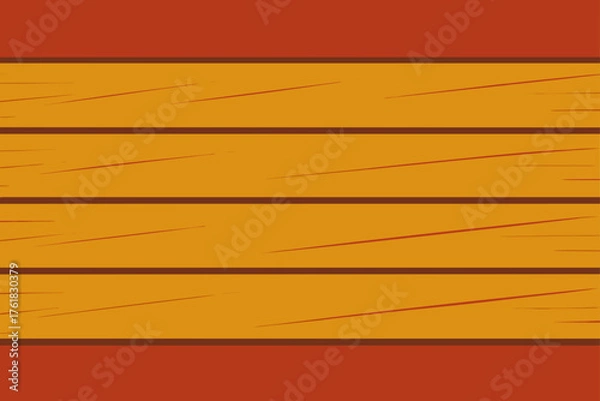 Obraz Weathered Oak Plank Background Illustration