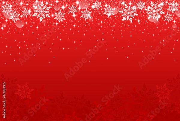 Obraz 雪の結晶　背景