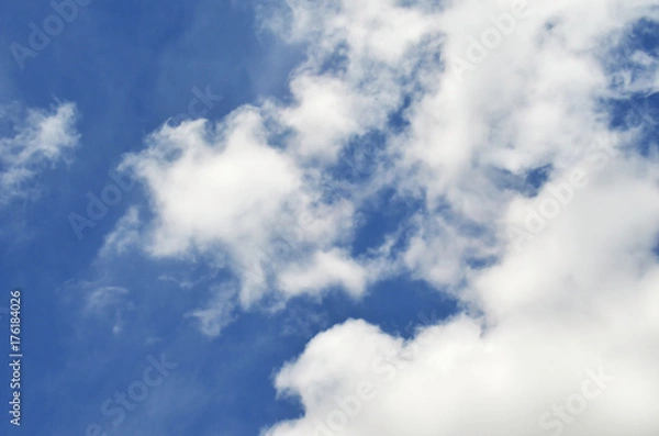 Fototapeta blue sky with clouds