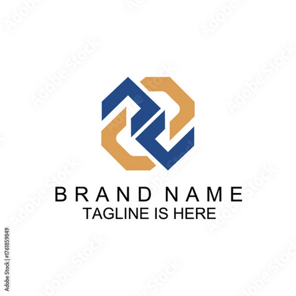 Obraz Abstract logo design.Vector logo template