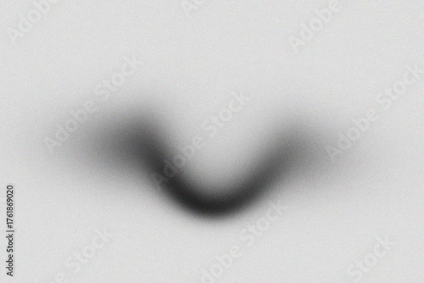 Fototapeta Soft Dark V Shape on White Textured Background Abstract Minimalist Style