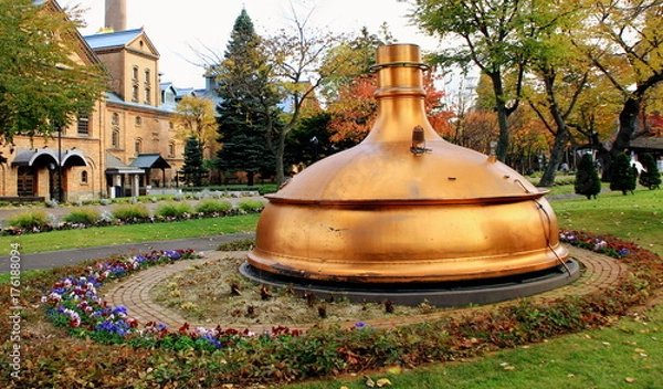 Obraz Old distillation kettle in sapporo