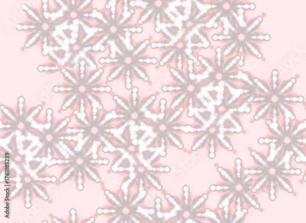 Obraz seamless pattern with snowflakes