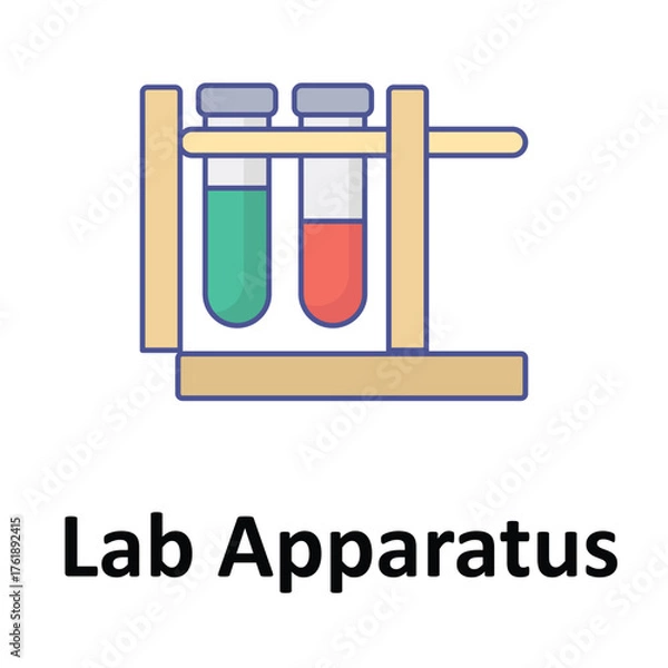 Fototapeta  Lab Apparatus Vector Icon which can easily modify or edit
