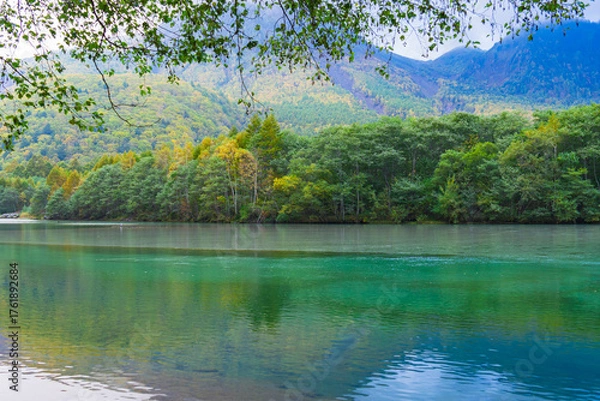 Fototapeta 上高地の大正池