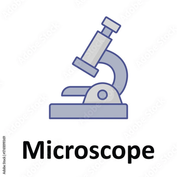 Obraz Microscope Vector Icon which can easily modify or edit