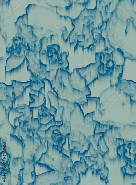 Obraz blue wall texture