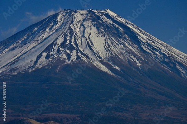 Obraz 静岡県富士宮市　朝霧高原から望む雄大な富士山
