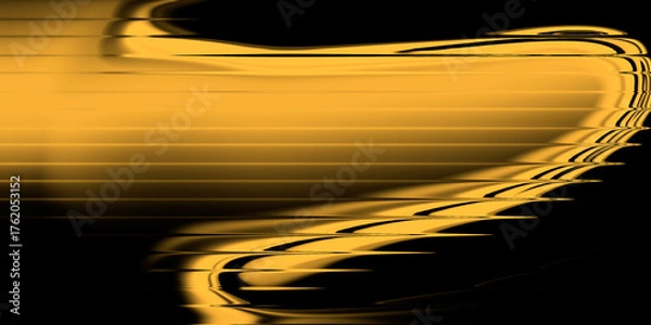 Fototapeta Luxury Golden Gradient Background – Elegant Black and Gold Fluid Design for Branding and Web