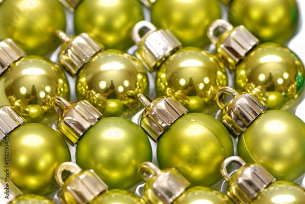 Fototapeta Christmas Background with Bokeh Lights and Gift Boxes