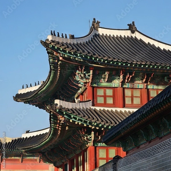 Obraz KoreanTraditionalBuilding