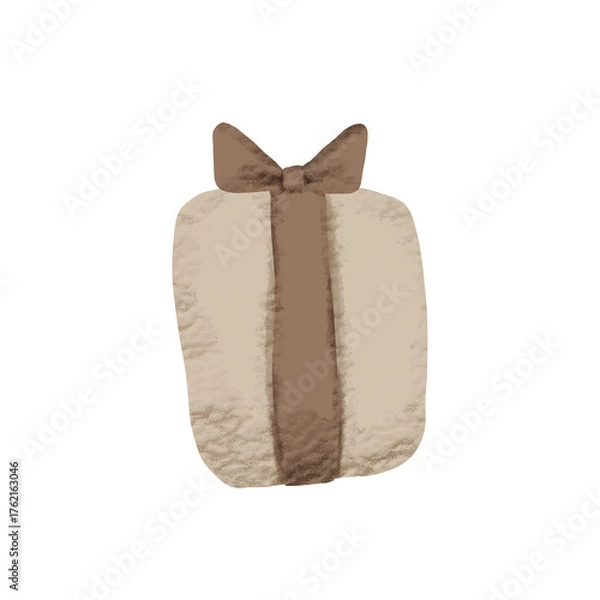 Obraz Wrapped a present box with a bow