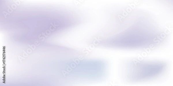 Obraz Blue Flow Purple Gray Wavy Gradient Background. Blurry Pastel Mint Weather Water Green Design Pic. Cloudy Light Sky Smooth Violet Gradient Mesh. Liquid White Fluid Grey Lavender Curve Background.