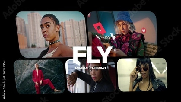 Fototapeta Flying Slide 01