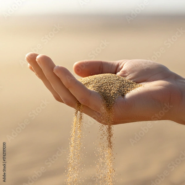 Obraz sand in hands