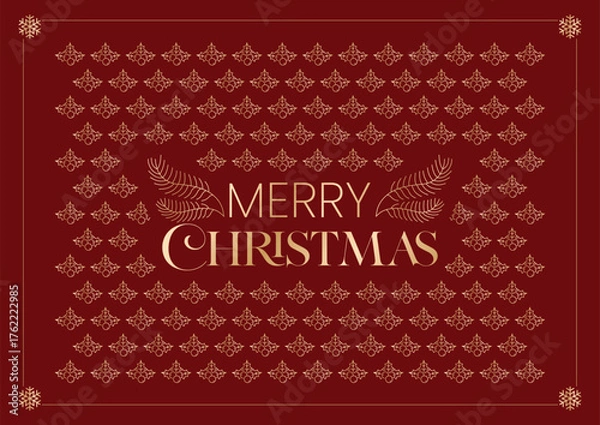 Obraz Christmas Patterns and Packaging