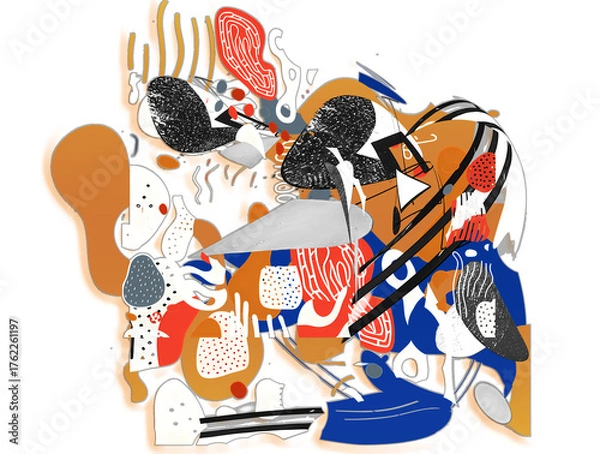 Obraz composizione astratta