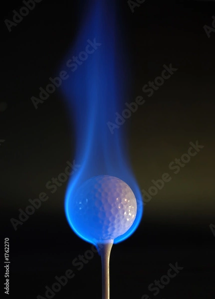 Obraz Flaming Golf Ball