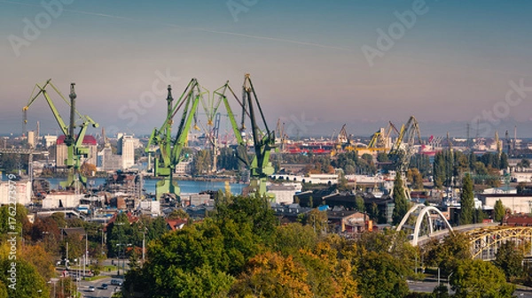 Fototapeta boats in the harbor
