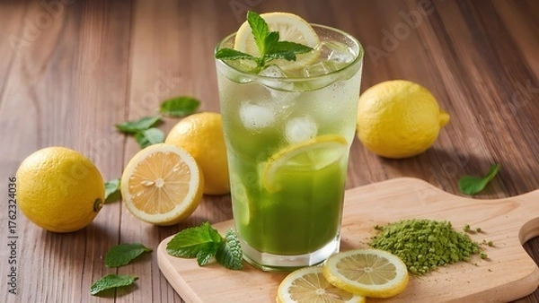 Obraz ice pure matcha with lemon