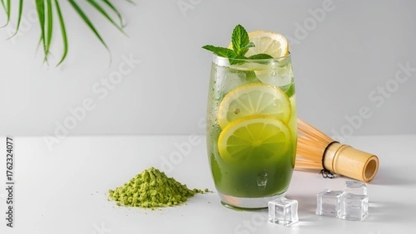 Obraz ice pure matcha with lemon