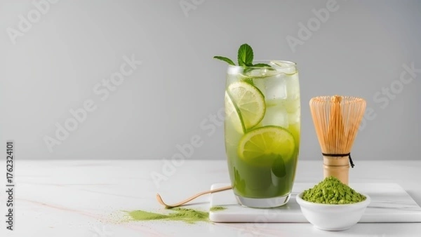 Obraz ice pure matcha with lemon
