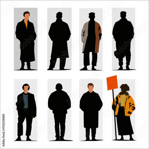 Fototapeta protestors