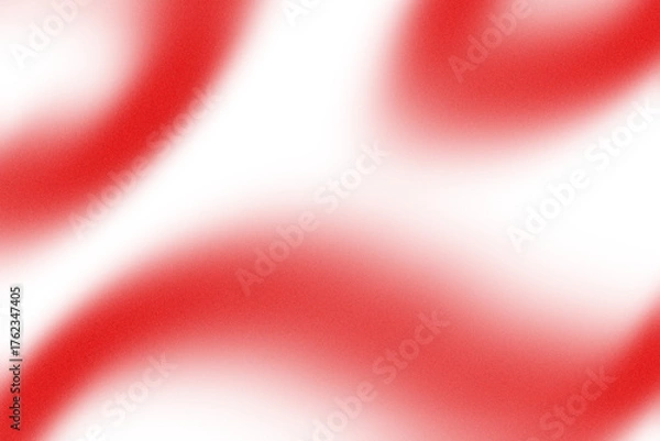Obraz Abstract grainy gradient shape background on transparent background, red color glowing grainy backdrop design cutout, vibrant blurred gradient shape, grunge texture.