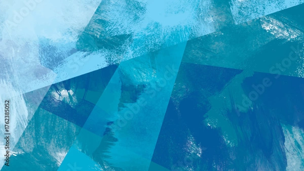 Obraz 冬を感じるアナログ風抽象背景素材