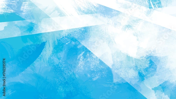 Obraz 冬を感じるアナログ風抽象背景素材