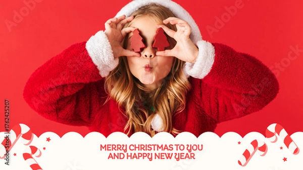 Fototapeta Christmas Candy Lower Third