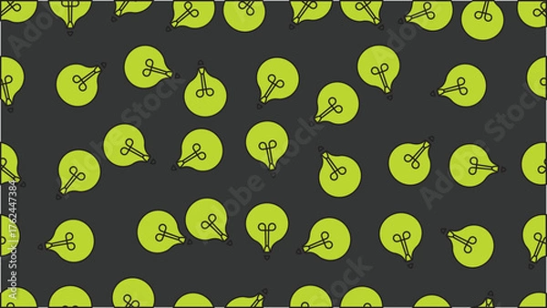 Fototapeta Bulb Pattern For Industries 
