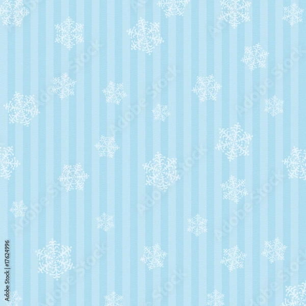 Obraz Background Snowflakes And Stripes