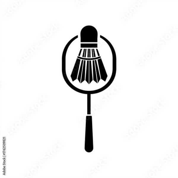 Obraz Badminton logo